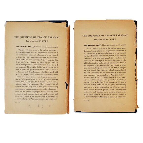 VTG Books. "The Journals of Francis Parkman" In Two Volumes by Mason Wade 1947 - Picture 13 of 16